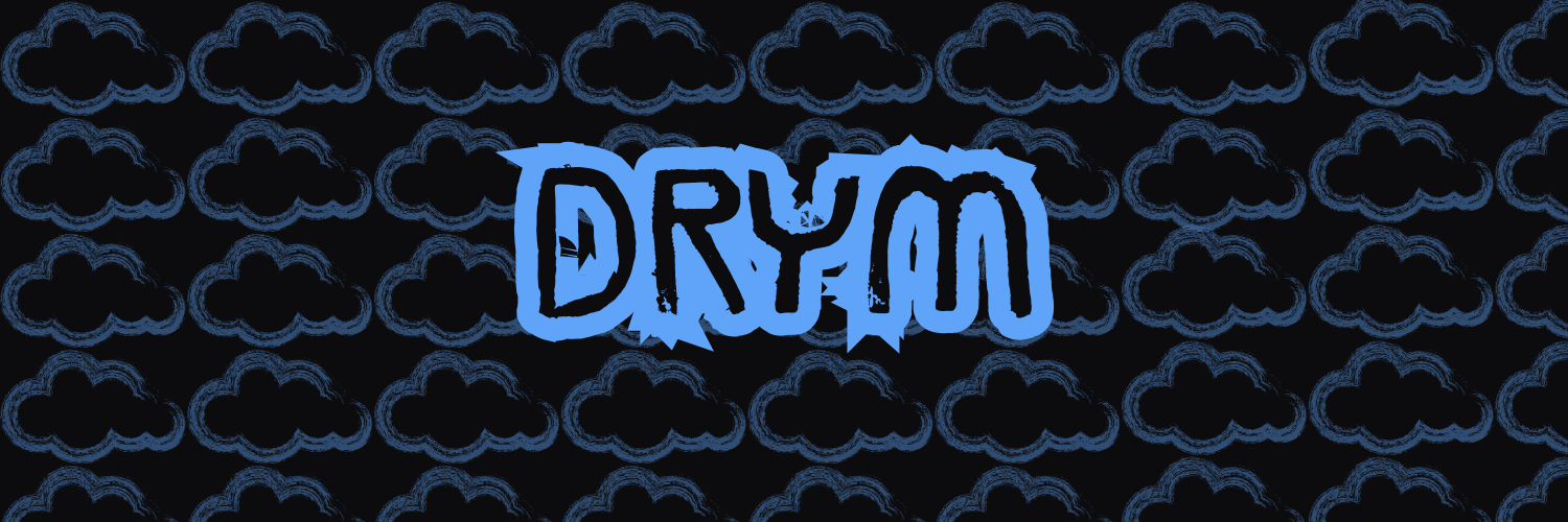 DRYM Logo with Pattern